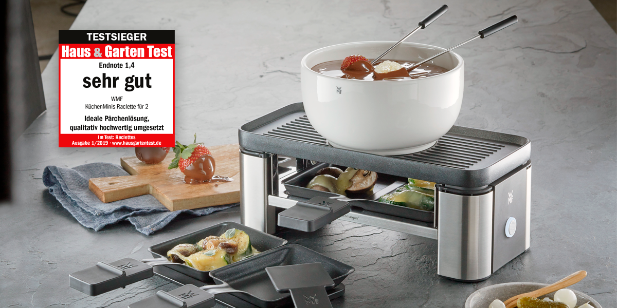 Testsieger für zwei: WMF Raclette Küchen Minis - CE-Markt