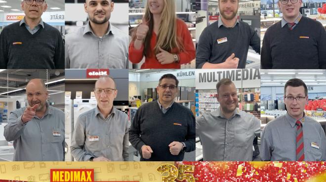 Jubiläumsvideos zu 35 Jahre Medimax, Foto: ElectronicPartner