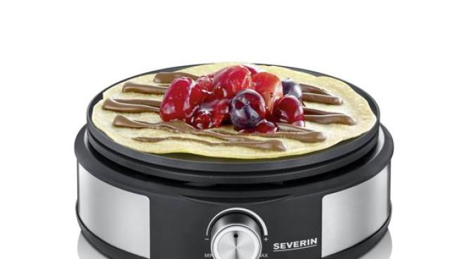 Einfach Fonduetopf abnehmen und Crêpesplatte auflegen  - Bild: Severin
