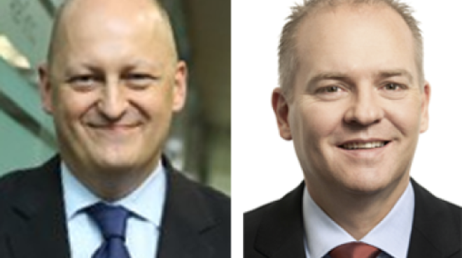 Oliver Ahrens (links) und  Frank Kretzschmar (rechts) - Fotos: notebooksbilliger.de/Medimax