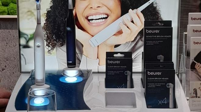 Beurer zeigte neue POS-Aufsteller auf der HEPT