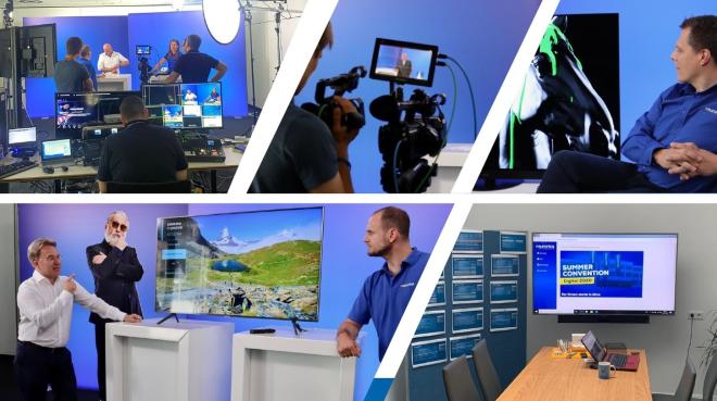 Die ESC 2020 live aus dem Studio in Ditzingen, Foto: Euronics Deutschland eG