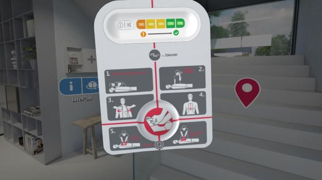 Lifepad - Bild: Screenshot Beurer Livestream