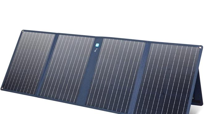 Aufklappbare Anker 625 100W Solarpanel, Foto: Anker