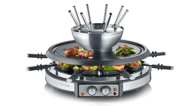 Raclette-Fondue Kombination RG 2348 - Bild: Severin