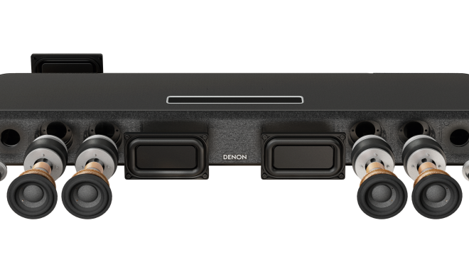 Ein Blick in die Denon Home Sound Bar 550. Foto: Denon