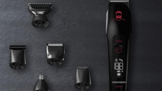 Multihaarschneideset MGK 9030 mit verschiedenen Aufsätzen - Bild: Beko Grundig Deutschland GmbH