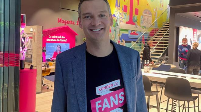 Georg Schmitz-Axe auf dem Netzetag der Telekom am 2. Dezember in Bonn, Foto: Telekom