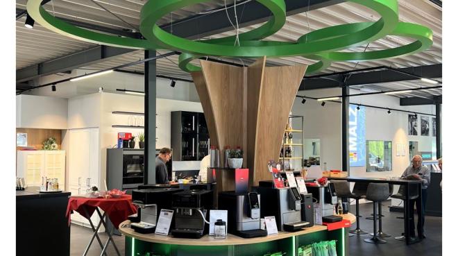 Kaffeebaum Ladengestaltung