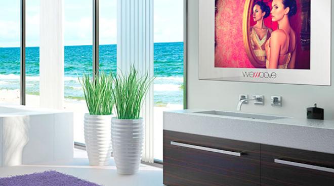 Wemoove Spiegel-Fernseher für Badezimmer - Foto: Wemoove