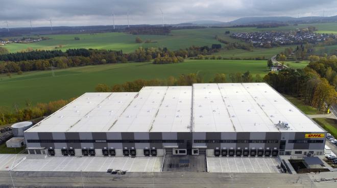 Das neue Logistikzentrum von Jura in Simmern. Foto: Jura