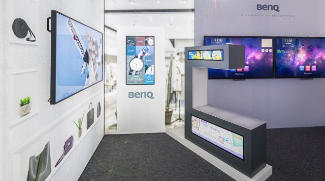Exponate im Showroom, Foto: BenQ