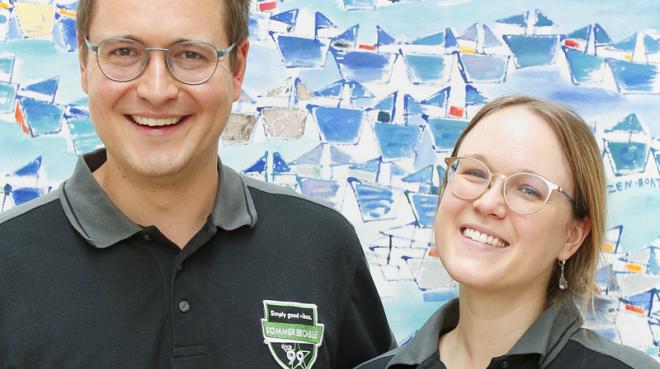 Maximilian Blanck und Marie-Kathrin Huber