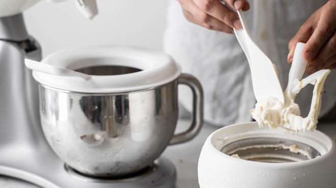 Smeg Eisbereiter in Aktion. Foto: Smeg