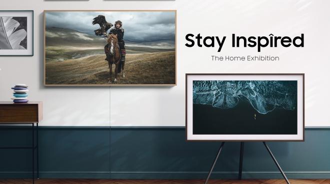 Fotografien der "The Home Exhibition" auf The Frame TV, Foto: Samsung