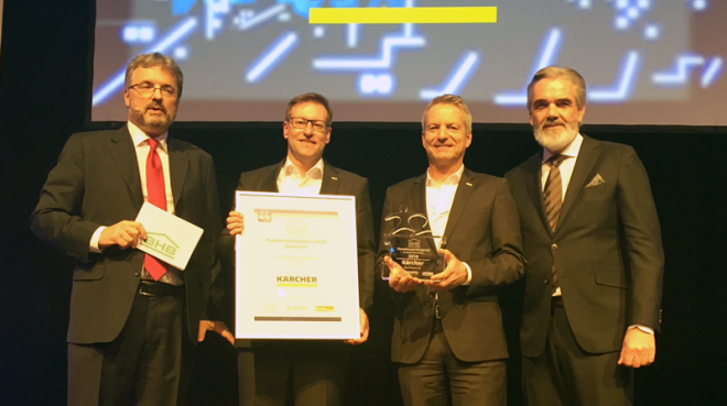 Kärcher gewinnt begehrten BHB-Kundenservicepreis 2018