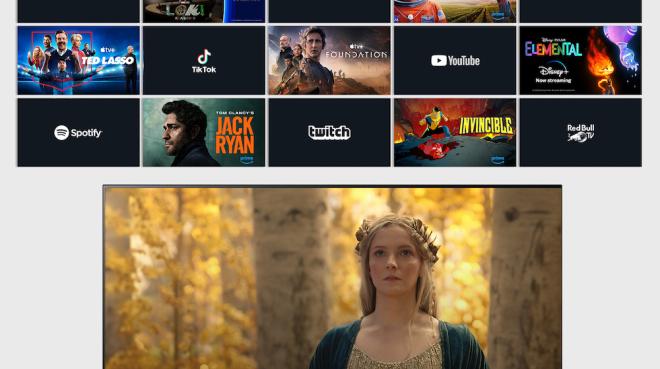 Panasonic OLED TV der Z95A-Serie mit integriertem Fire TV