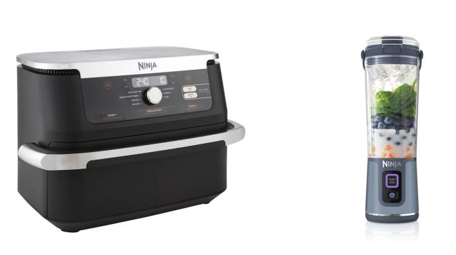 Neben dem Ninja Woodfire Outdoor Ofen werden auch die Heißluftfritteuse Ninja Airfryer sowie der kabellose Mixer Ninja Blast verlost.