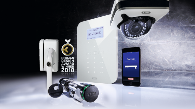 Abus zeigt auf der Security 2018 vernetzte Sicherheitstechnik. Foto: Abus