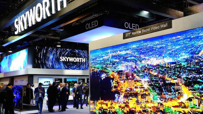 Skyworth auf der CES 2019 - Foto: Skyworth