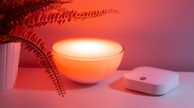 Philips Hue-Beleuchtung für den Smart Home Sync Alarm, Foto: Yale
